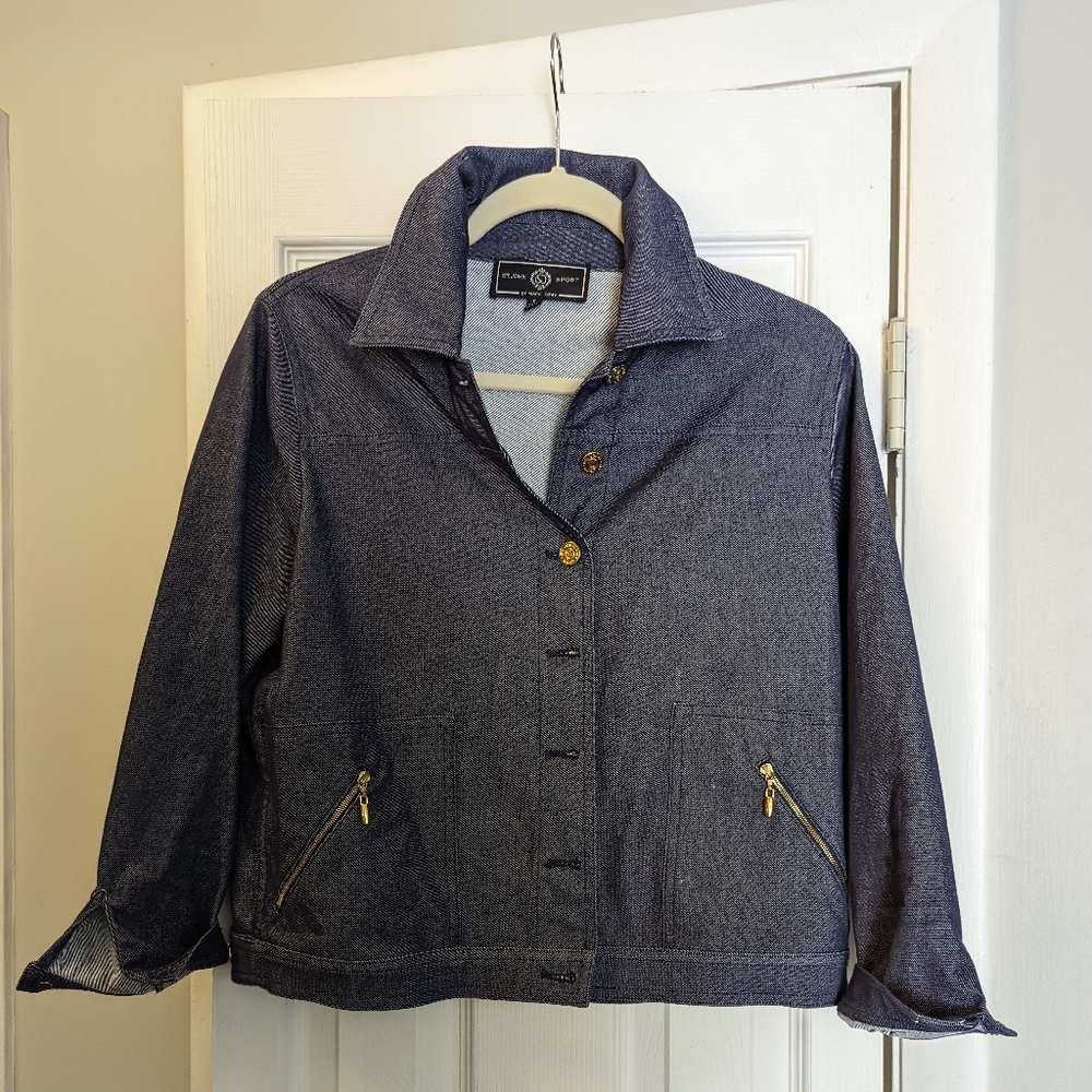 ST. JOHN Sport Denim Jacket